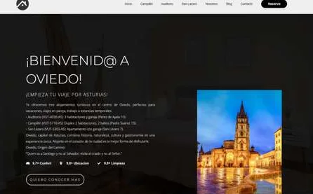 Página web de Ven a Oviedo
